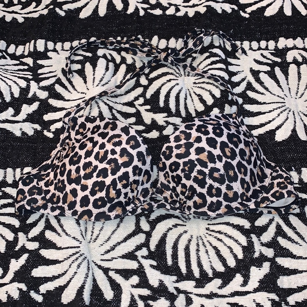 Leopard Bikini Top